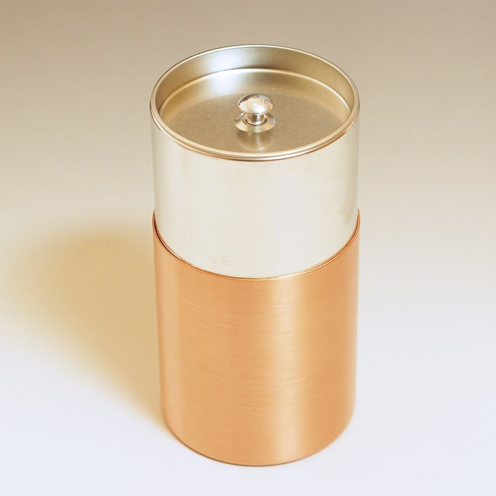 ギフト 純銅製茶筒（中蓋・化粧箱付き）【送料無料】 | 木谷製茶場
