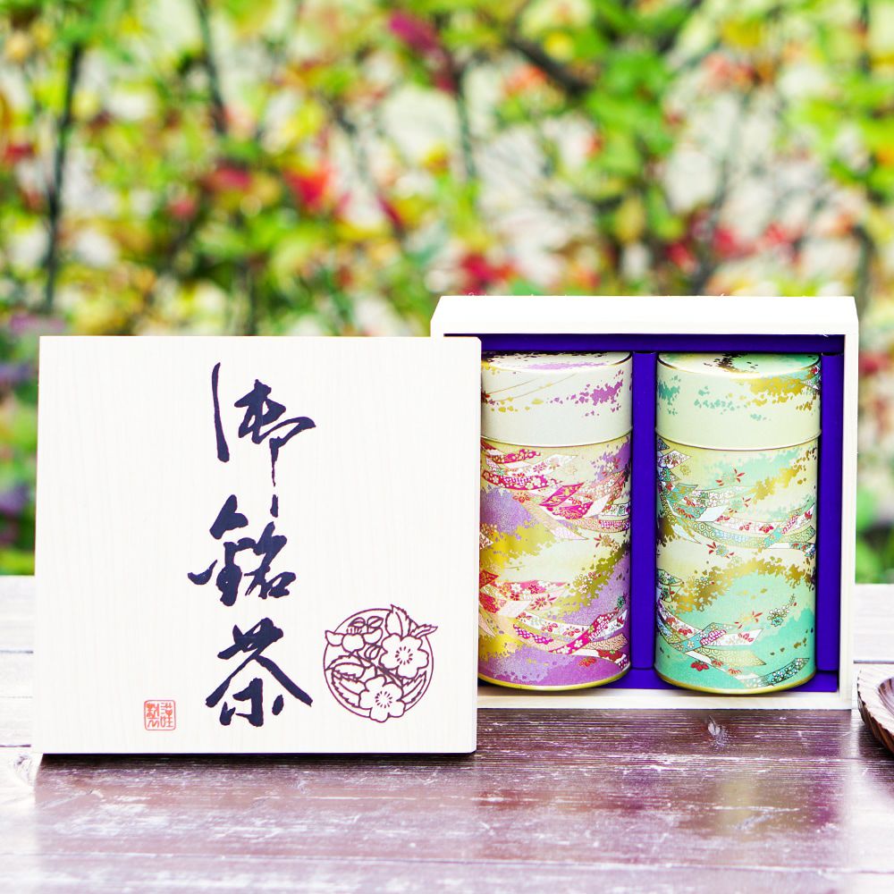 最上級宇治茶ギフトセット 風雅（「玉露・祇園200g」「煎茶・衣笠200g